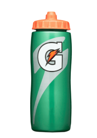 Gatorade Contour Style Squeeze Water Bottle, Green, 28 ounce