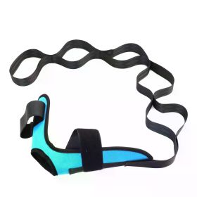 Yoga Leg Stretching Band Flexibility Stretching Band Rehabilitation Fitness Band Plantar Fasciitis Training Belt Foot Care (Color: Blue)